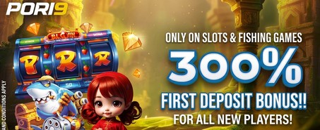 300% Slots And Fishing First Deposit Bonus!!